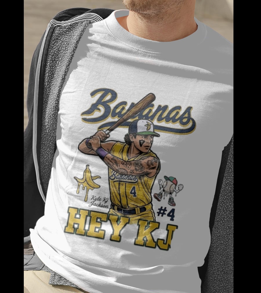 Bananas Kyle Kj Jackson Number 4 Hey KJ T-Shirt