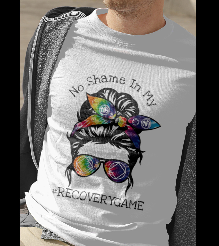 No Shame In My Recoverygame Narcotics Anonymous Alcoholics Anonymous T-Shirt