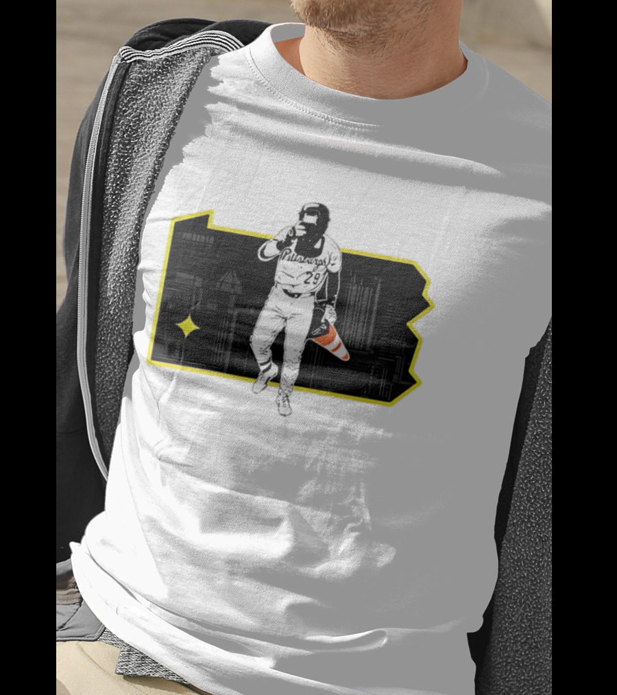 Pittsburgh Pirates Ryan O'Hearn Fear The Cone 29 City Skyline T-Shirt