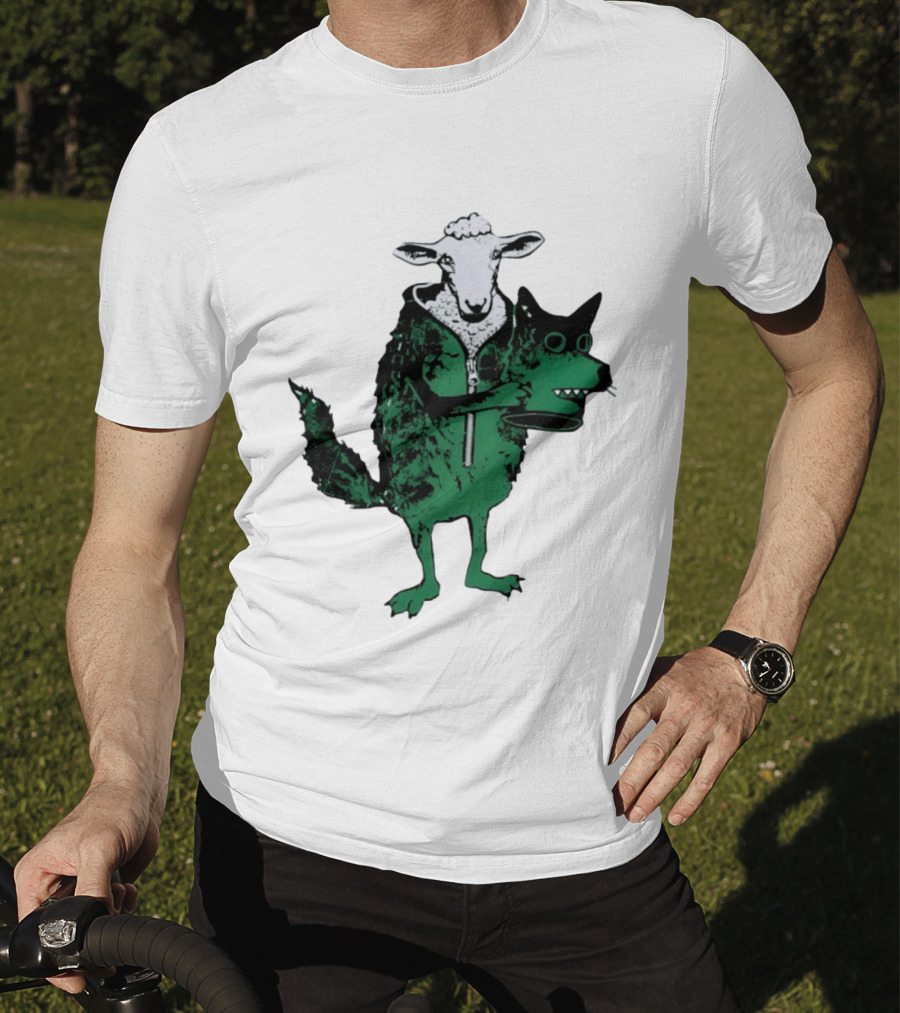 Sheep In Wolf's Clothing Humorous Animal Disguise Joke T-Shirt
