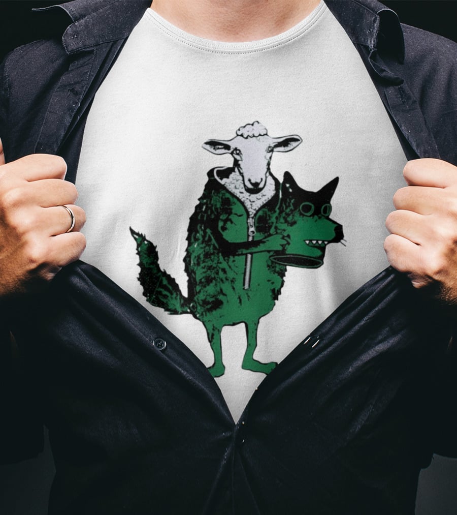 Sheep In Wolf's Clothing Humorous Animal Disguise Joke T-Shirt