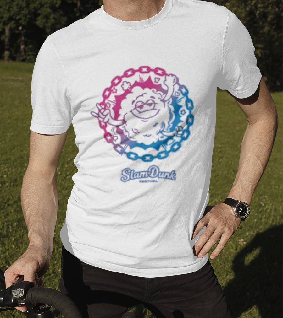 Slam Dunk World Moshy Dreamy Colorful Circle T-Shirt