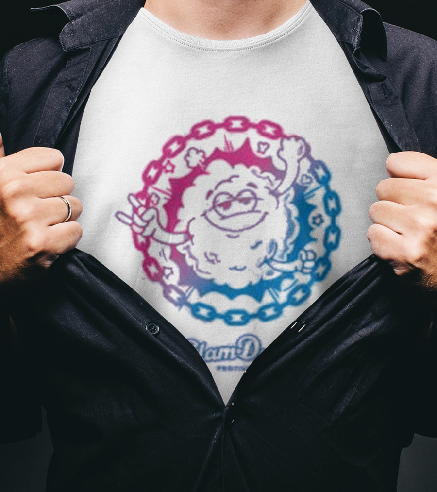 Slam Dunk World Moshy Dreamy Colorful Circle T-Shirt
