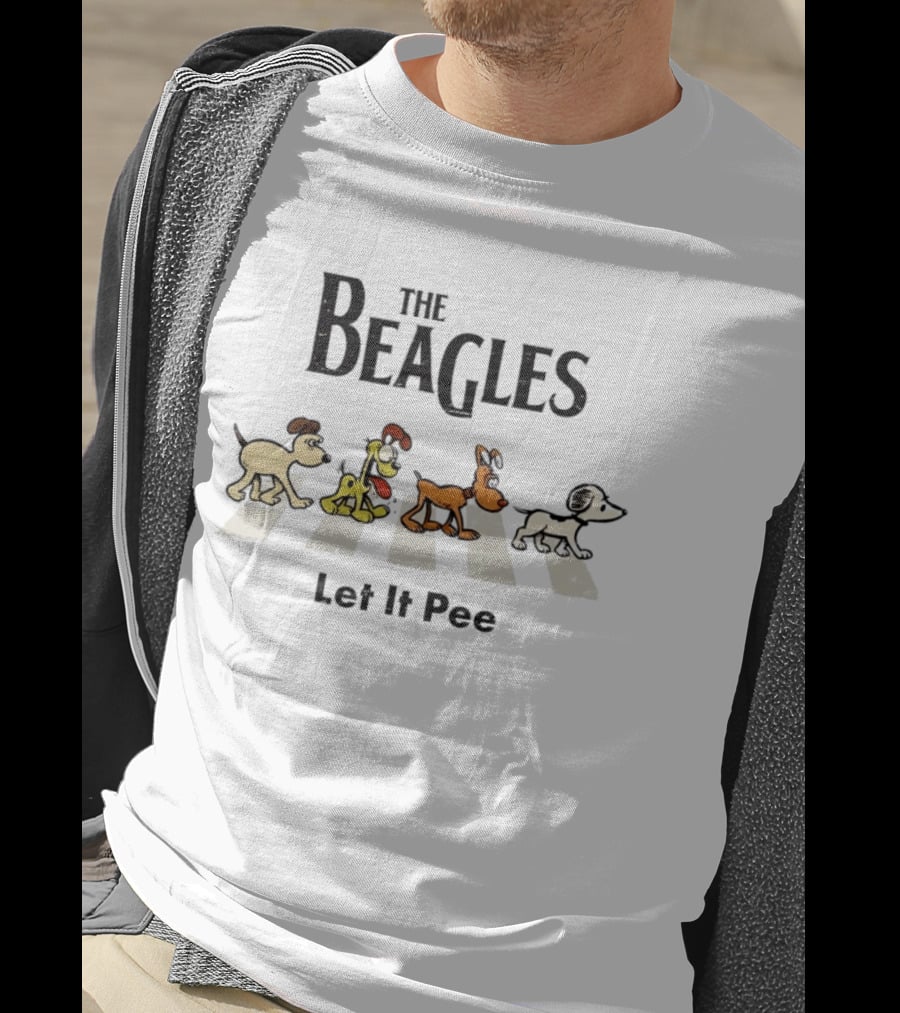 The Beagles Abbey Road Let It Pee Dogs T-Shirt