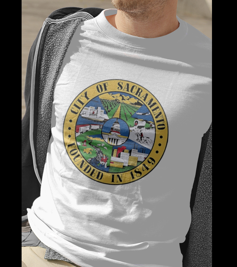 City Of Sacramento Founded In 1849 California T-Shirt