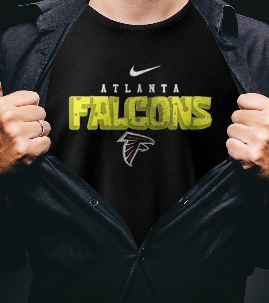 Atlanta Falcons Nike Swoosh Collaboration With SpongeBob T-Shirt