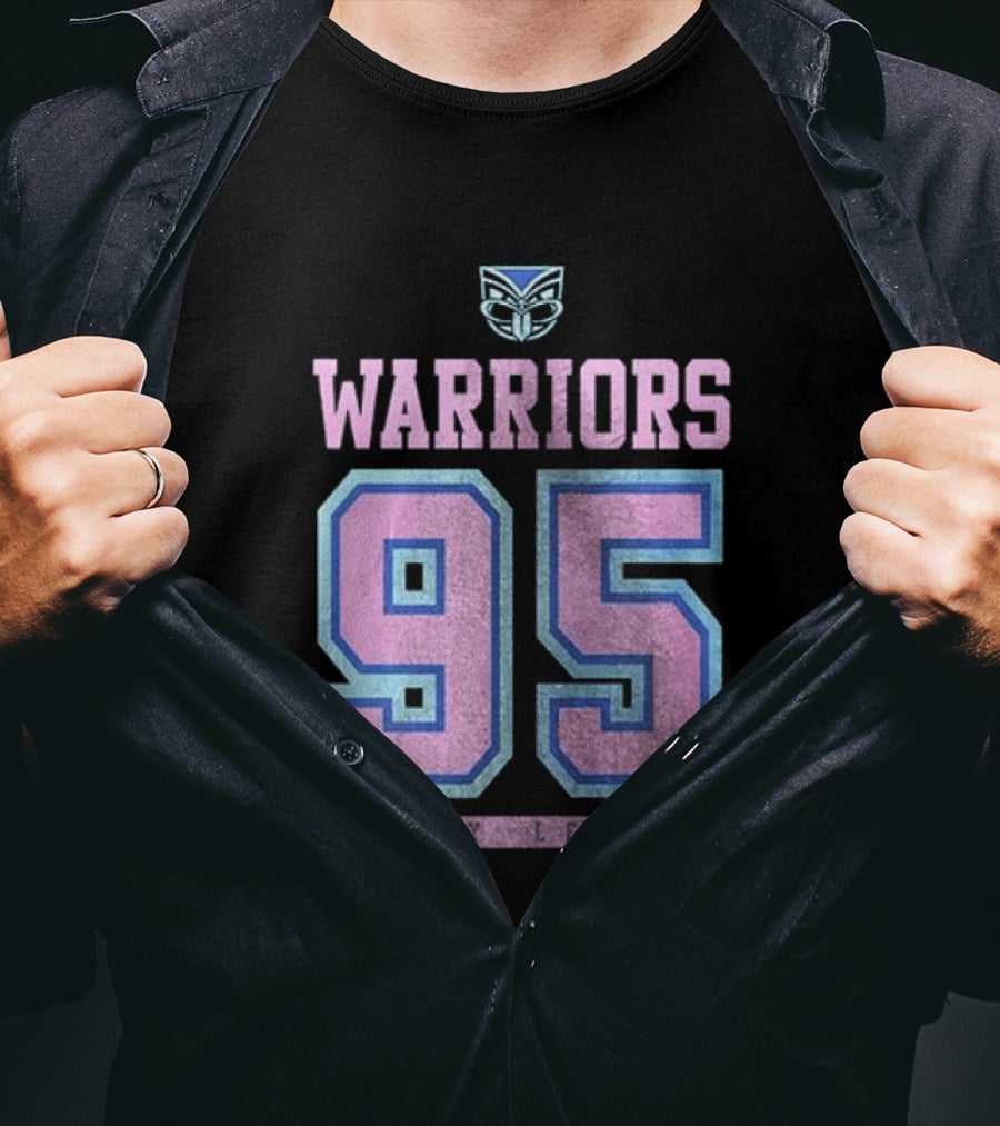 New Zealand Warriors 95 RD Name And Number T-Shirt
