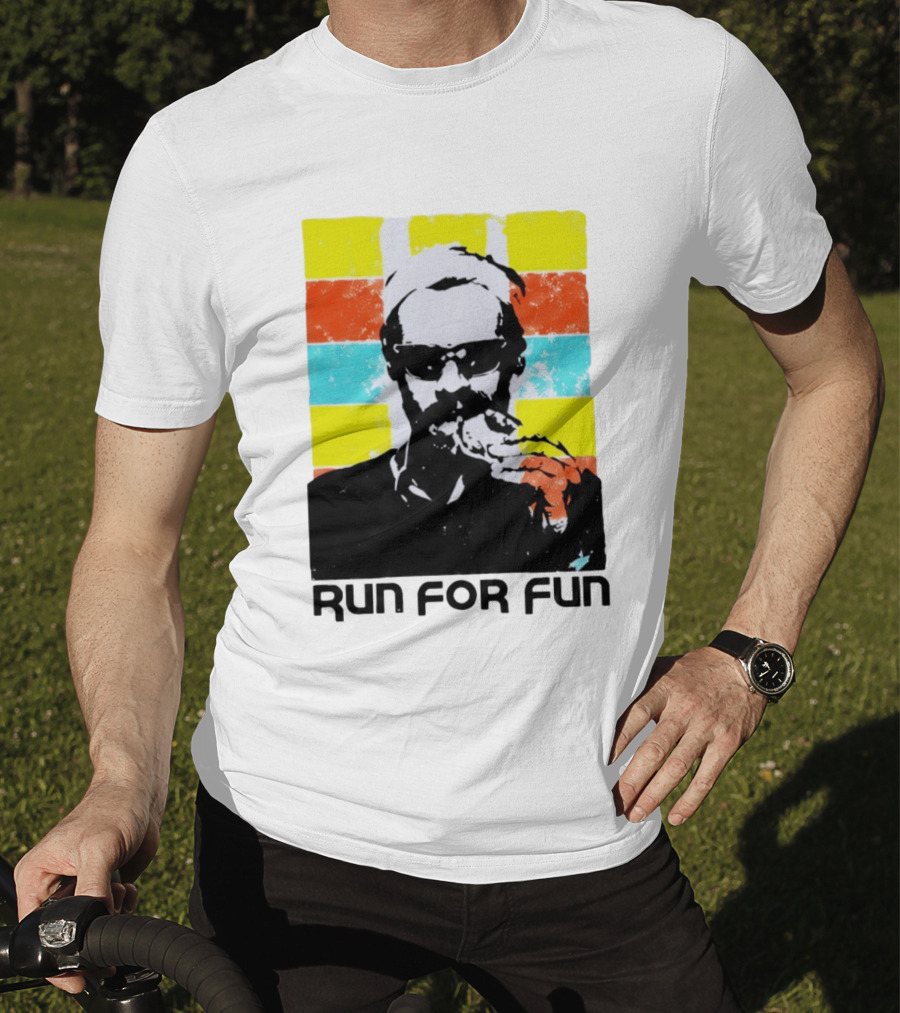 Together Tour Amsterdam Run For Fun 2026 Icon With Sunglasses Eating Pizza T-Shirt