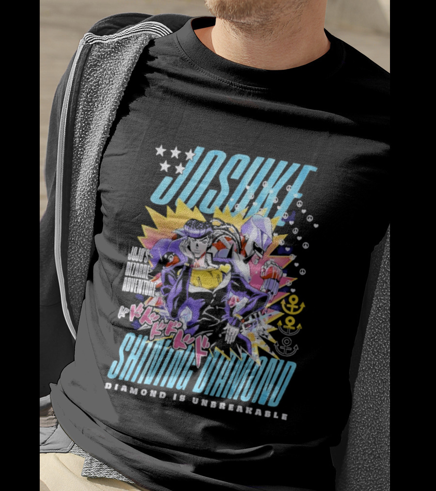 Josuke Shining Diamond JoJo's Bizarre Adventure Diamond Is Unbreakable T-Shirt
