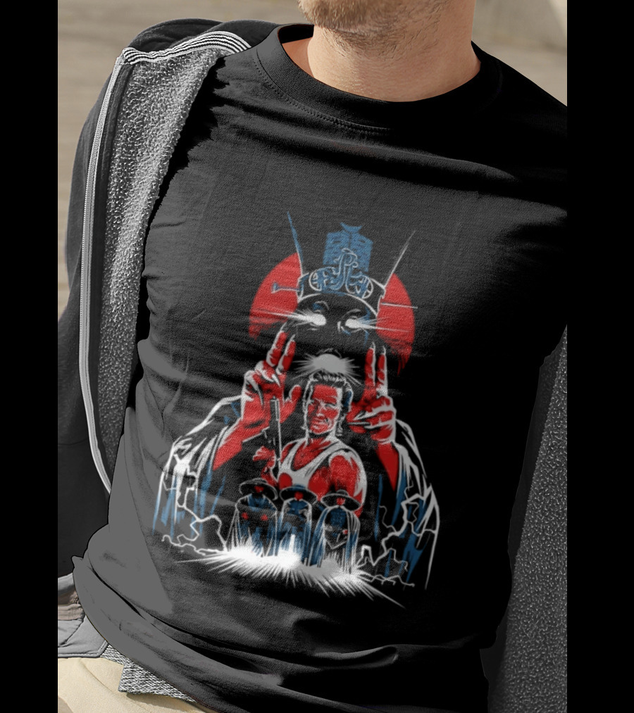 Big Trouble In Little China Jack Burton Action Pose T-Shirt