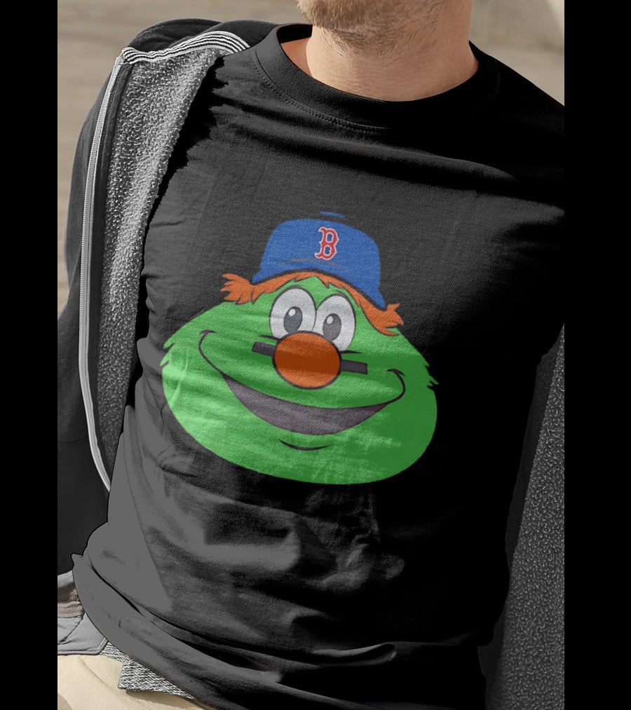 Boston Red Sox Wally The Green Monster Big Face 2026 T-Shirt