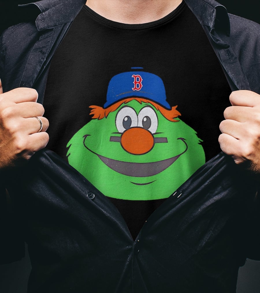 Boston Red Sox Wally The Green Monster Big Face 2026 T-Shirt