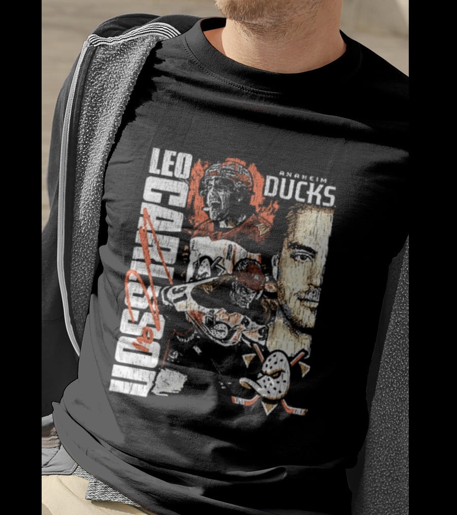 Leo Carlsson Anaheim Ducks Hockey 2026 T-Shirt