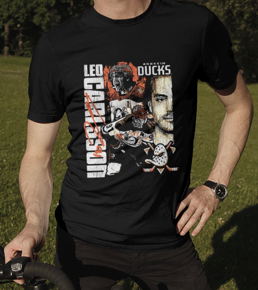 Leo Carlsson Anaheim Ducks Hockey 2026 T-Shirt