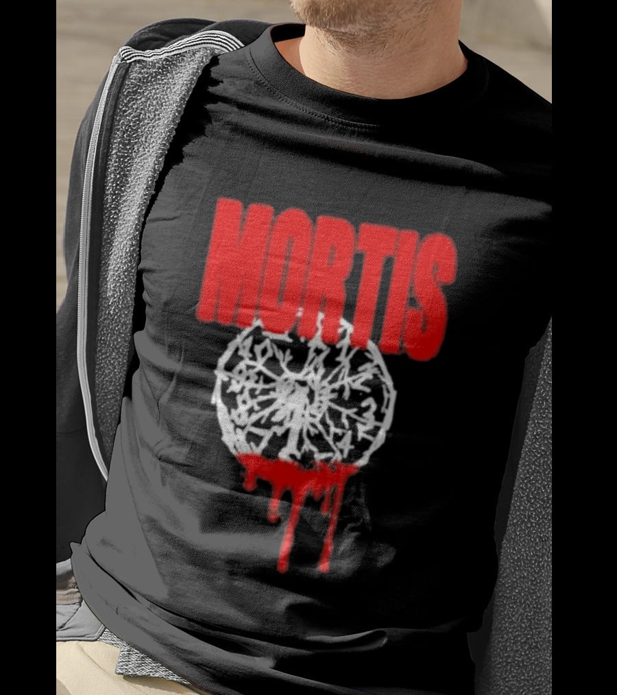 MORTIS Dripping Bloody Wheel T-Shirt