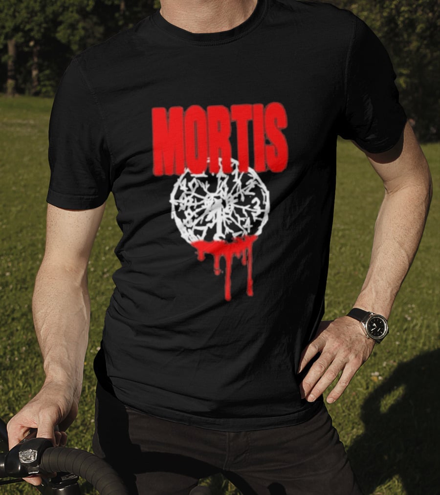 MORTIS Dripping Bloody Wheel T-Shirt
