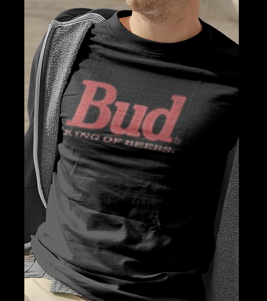 Budweiser Bud King Of Beers US Flag T-Shirt