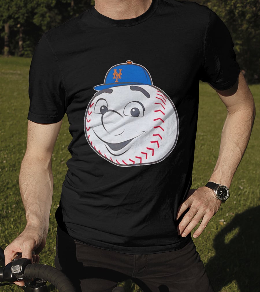 New York Mets Mr. Met Big Face Baseball 2026 T-Shirt