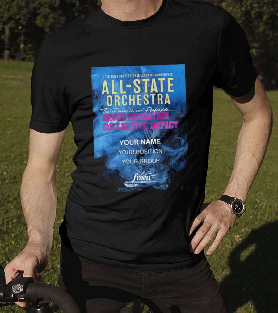 2026 FMEA Professional Learning Conference All State Orchestra Music Education For Collective Impact T-Shirt