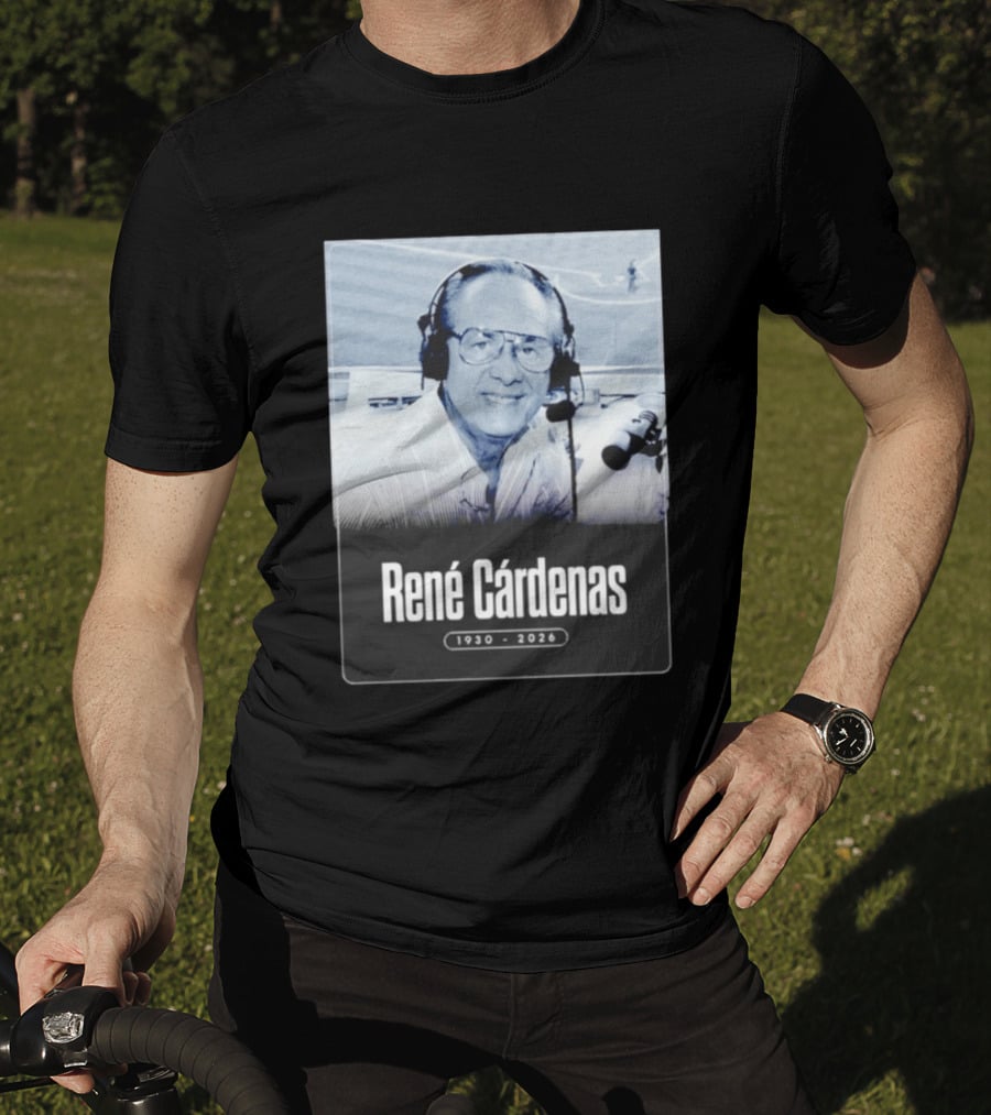 Rene Cardenas 1930 2026 Celebrating Legacy In Broadcasting T-Shirt