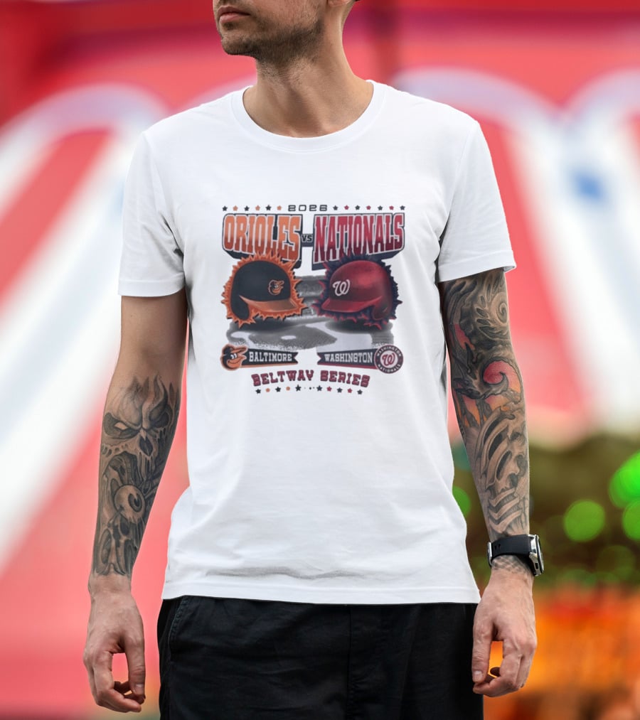 2026 Baltimore Orioles Vs Washington Nationals Beltway Series T-Shirt