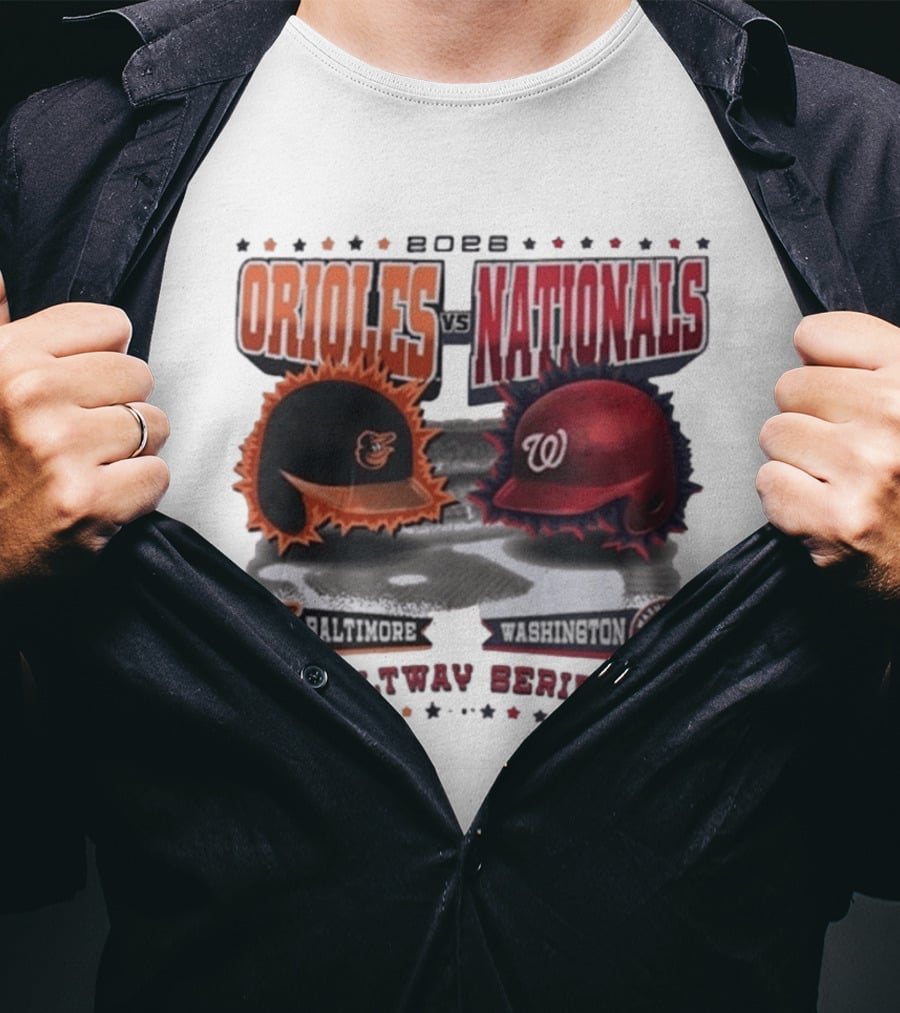 2026 Baltimore Orioles Vs Washington Nationals Beltway Series T-Shirt