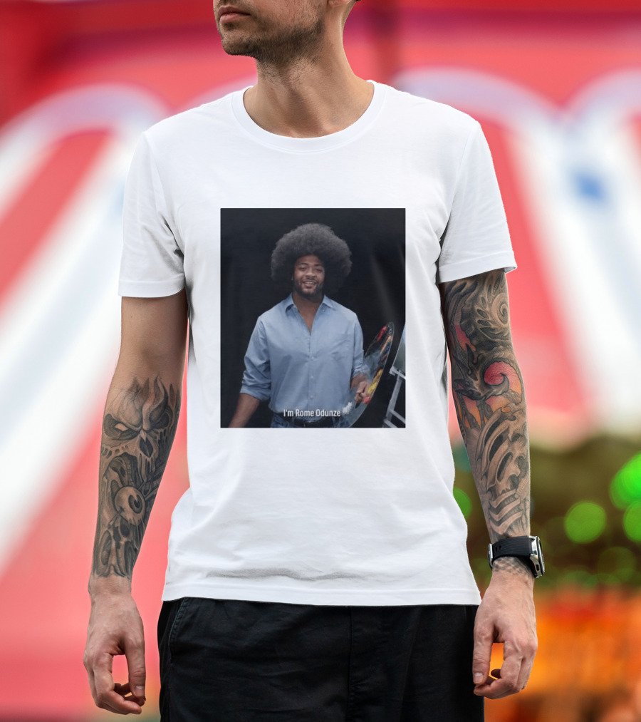 I'm Rome Odunze With Bob Ross Style Transformation T-Shirt