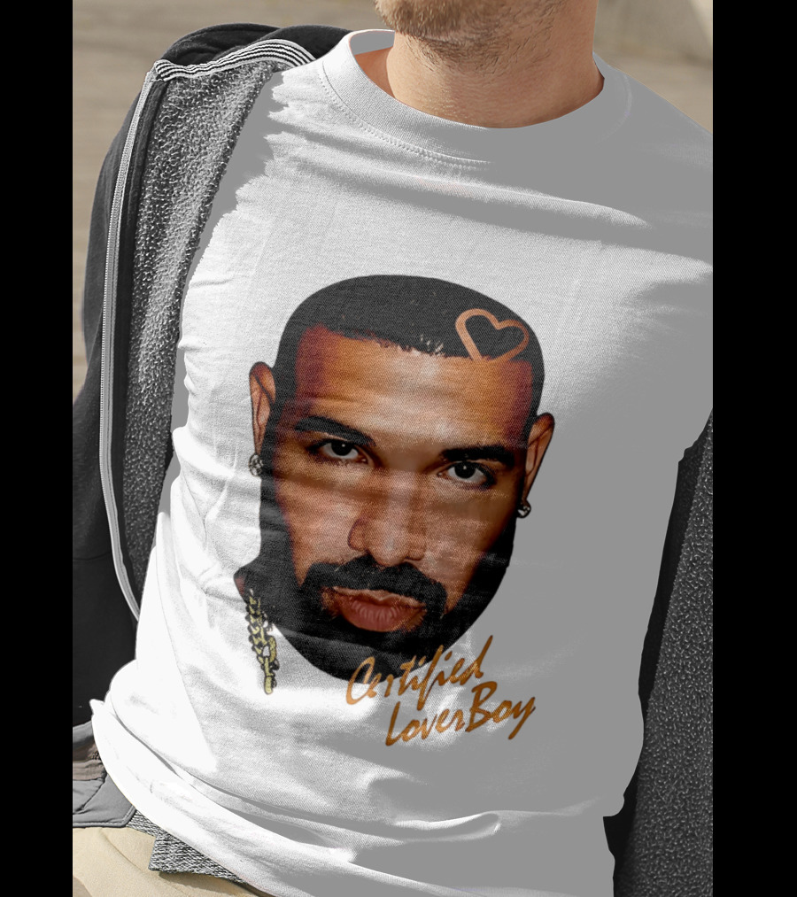 Drake Certified Lover Boy Heart Hair T-Shirt