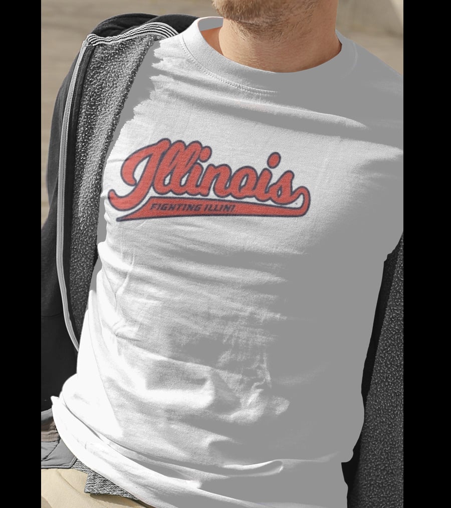 Illinois Fighting Illini Bold Script T-Shirt