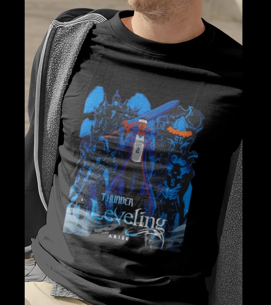 Thunder Leveling Solo Leveling Arise Oklahoma City T-Shirt
