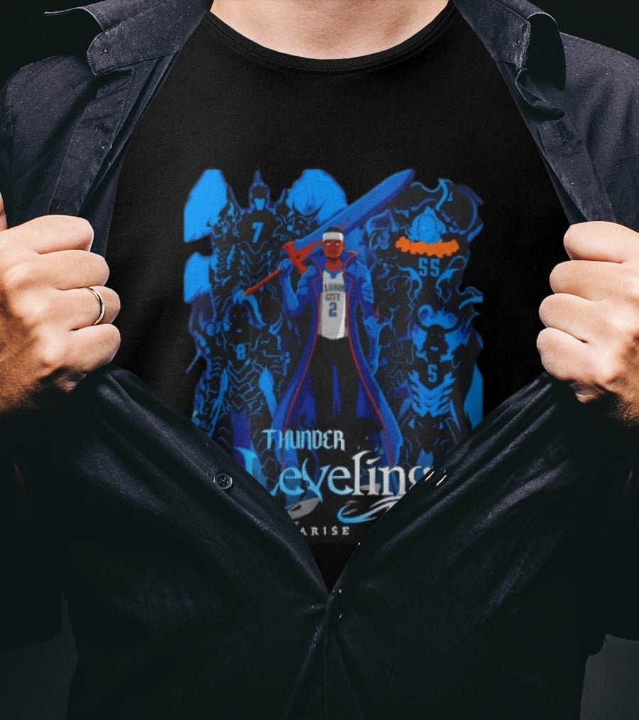 Thunder Leveling Solo Leveling Arise Oklahoma City T-Shirt