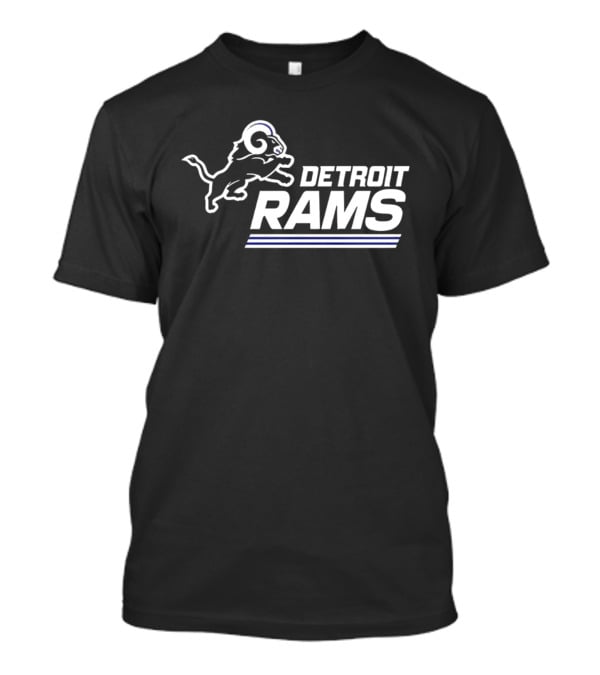 Twisted Gorilla Detroit Rams Los Angeles Lions T-Shirt