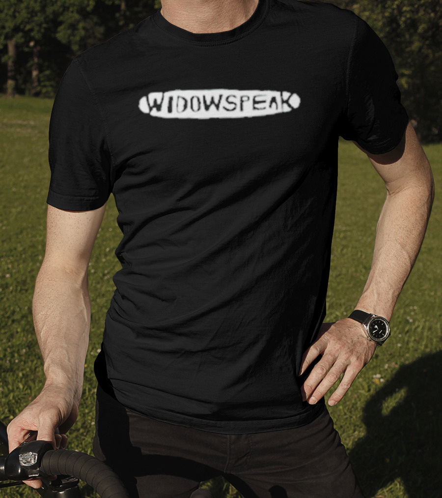 Widowspeak Band Name Black And White T-Shirt