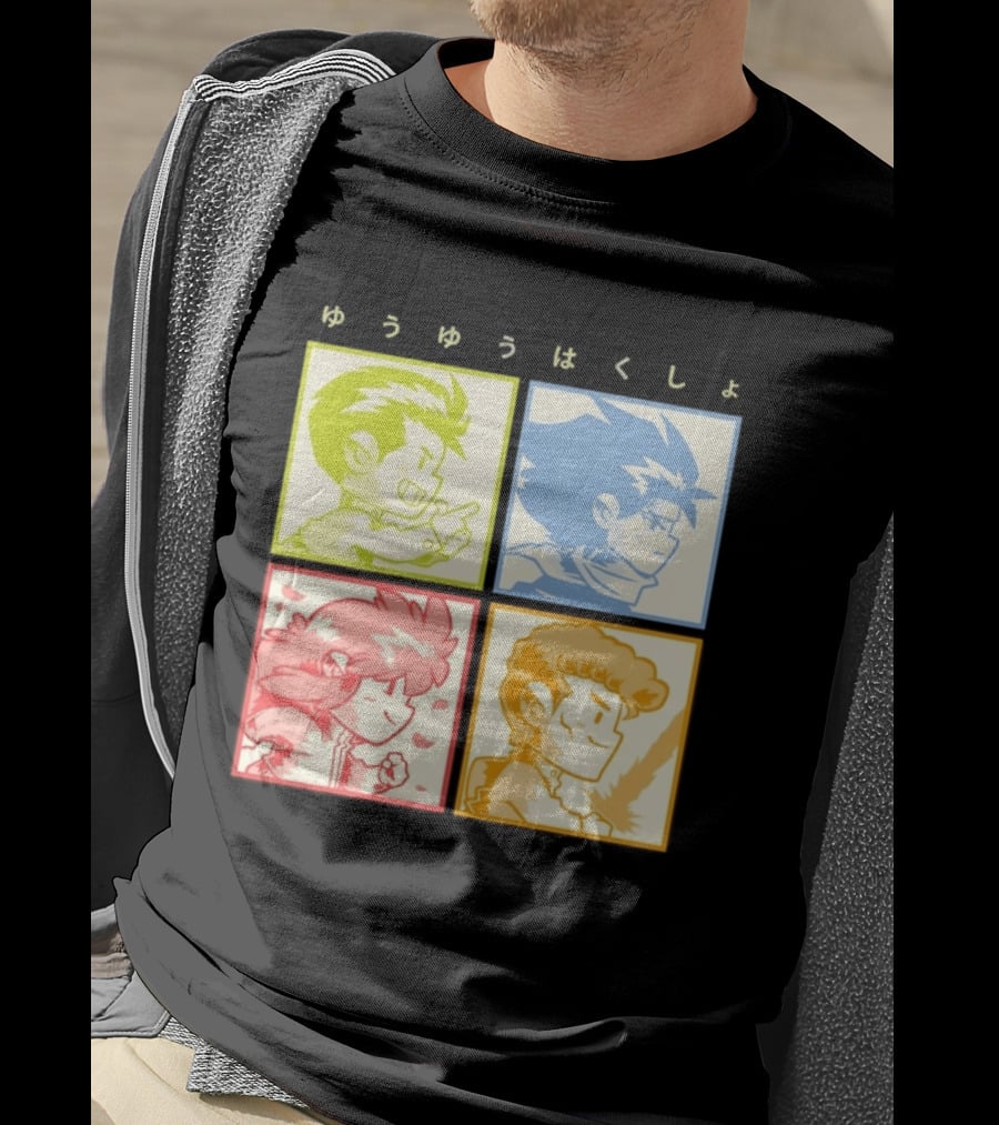 YuYu Hakusho Anime Characters Japanese Manga Series T-Shirt