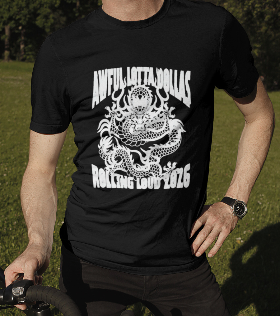 Awful Lotta DØllas Rolling Loud 2026 Dragon T-Shirt