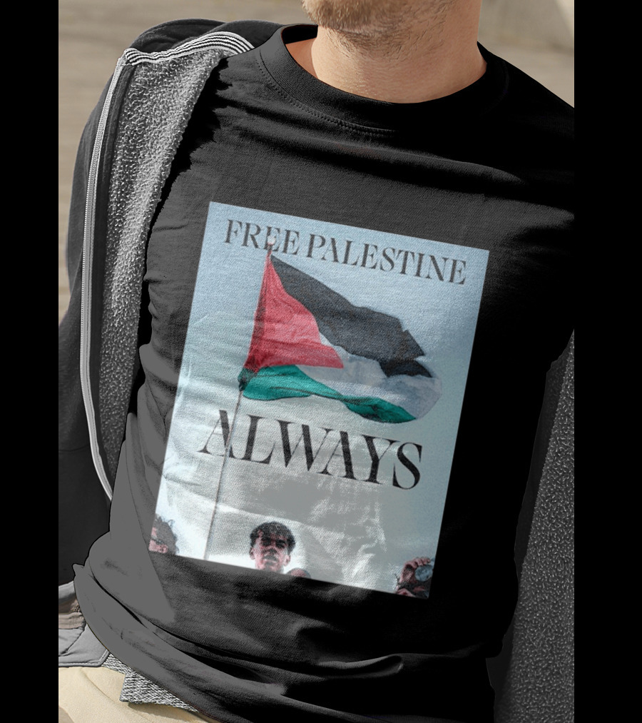 Barcelona FC Lamine Yamal Free Palestine Always Flag T-Shirt