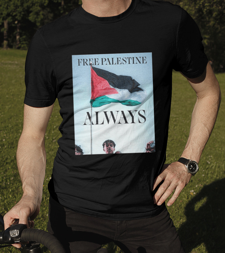 Barcelona FC Lamine Yamal Free Palestine Always Flag T-Shirt