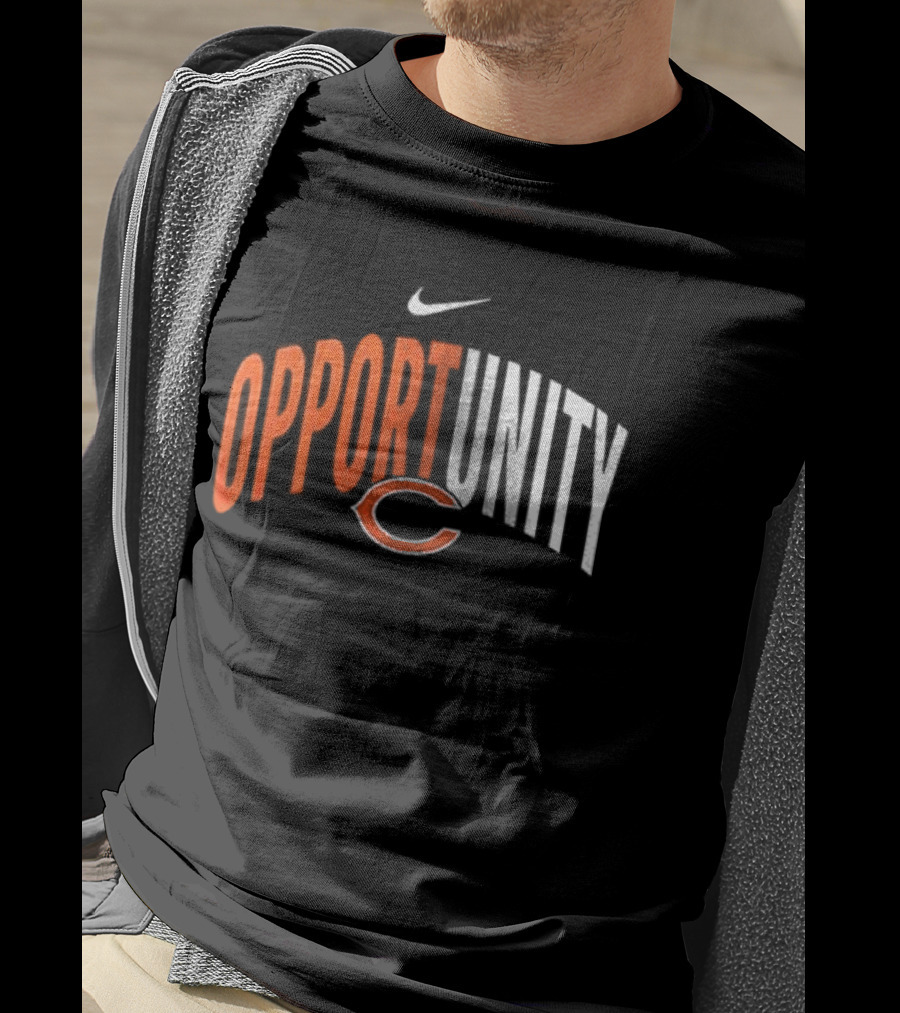 Chicago Bears Opportunity Nike Swoosh C T-Shirt