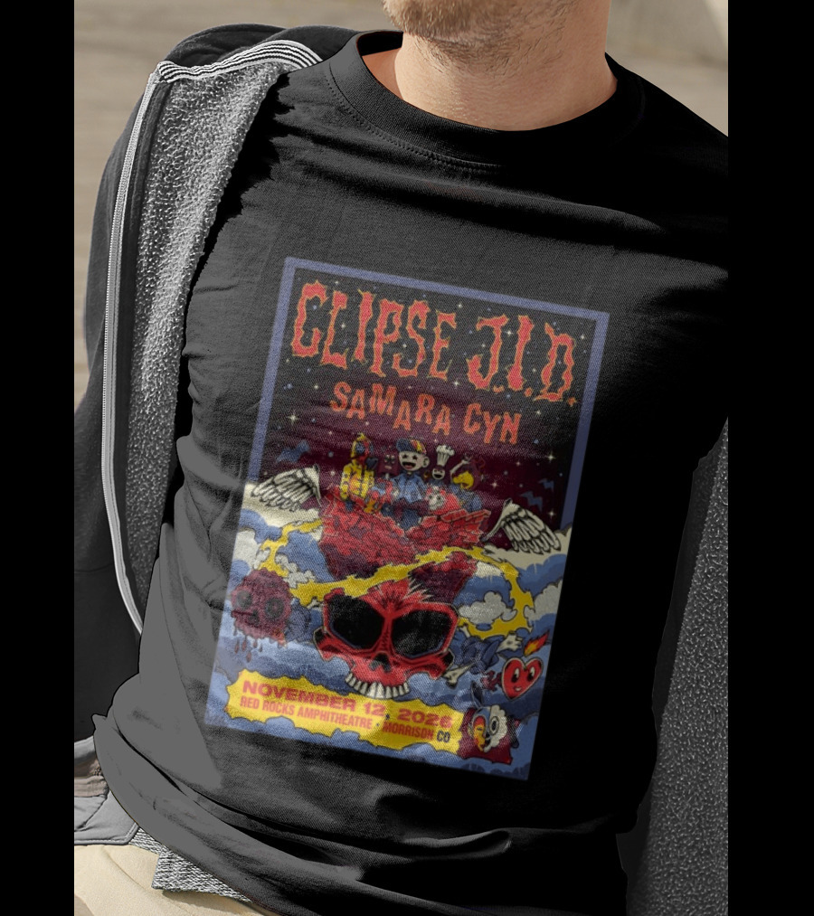 Clipse J.I.D Samara Cyn Red Rocks Amphitheatre Morrison CO November 12 2026 T-Shirt