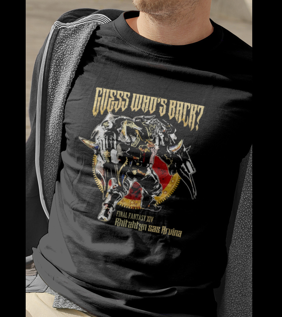 Final Fantasy XIV Pharaoh Akh Afah Amphitheatre Guess Who's Back T-Shirt