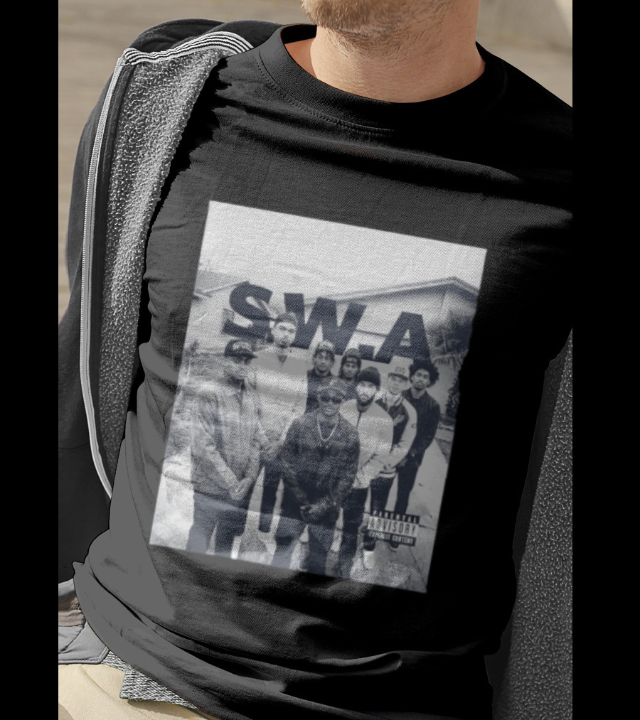 S.W.A San Antonio Spurs NBA Team Photo Iconic Streetwear T-Shirt