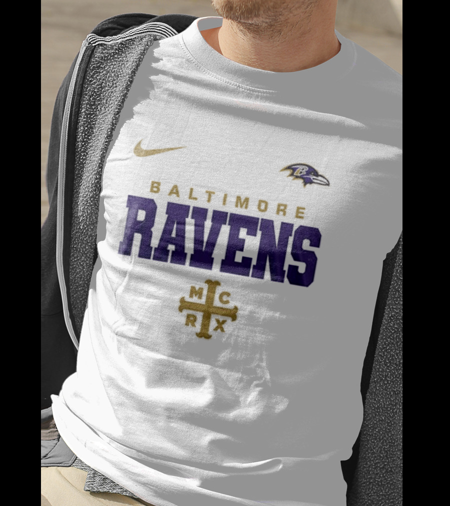 Baltimore Ravens My Chemical Romance MCRX Collaboration T-Shirt