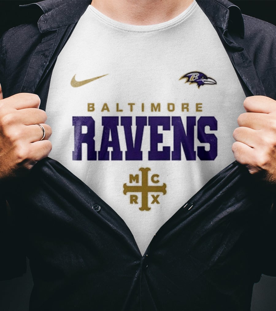 Baltimore Ravens My Chemical Romance MCRX Collaboration T-Shirt