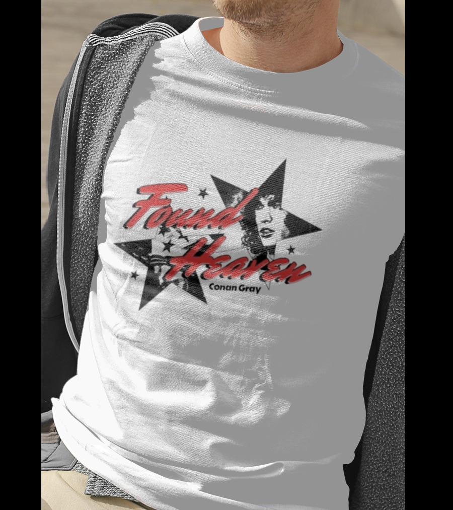 Conan Gray Found Heaven Stars Face T-Shirt