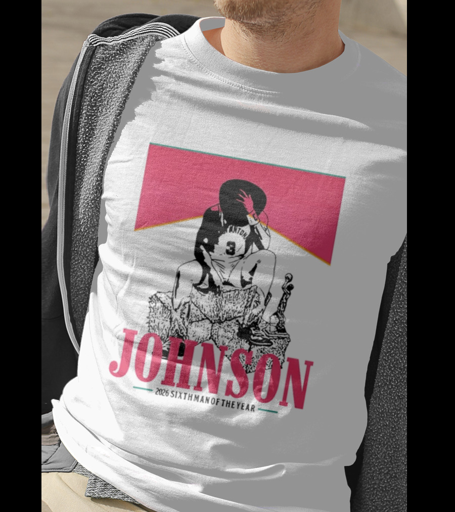 San Antonio Spurs 26 Johnson 2023 Sixth Man Of The Year T-Shirt