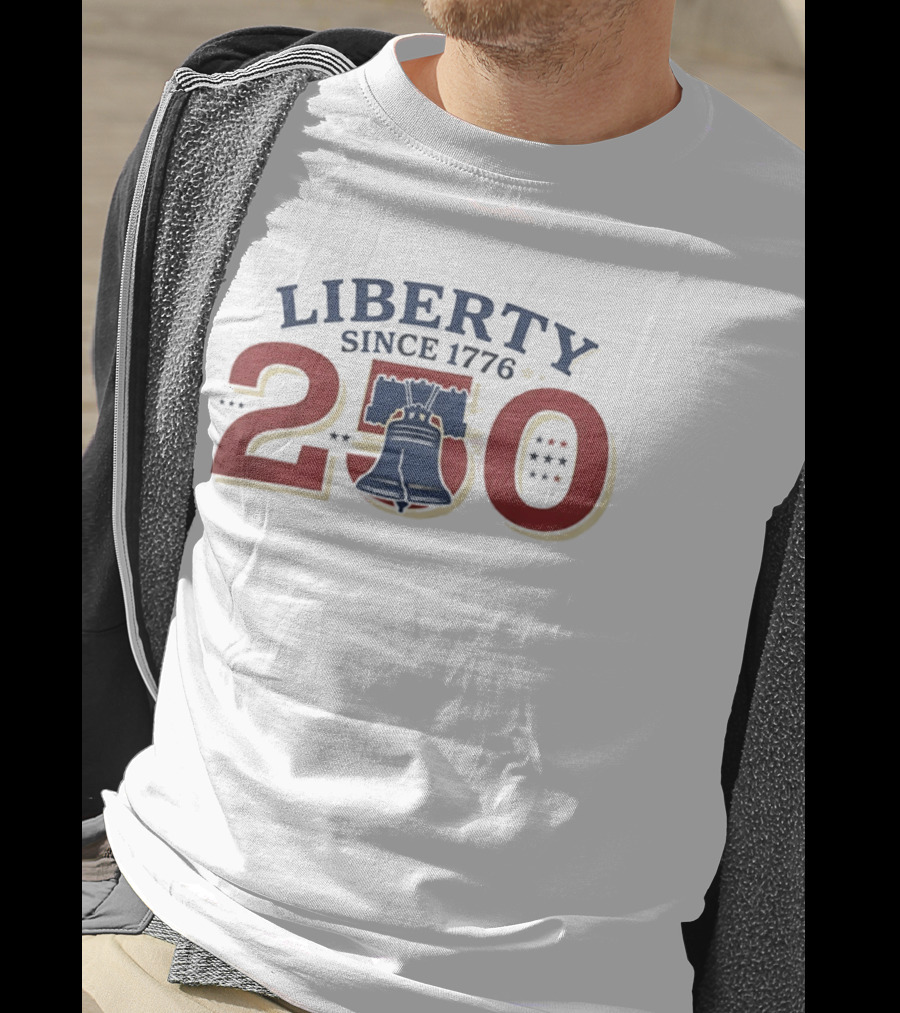 Liberty Since 1776 American 250th Anniversary With Liberty Bell T-Shirt