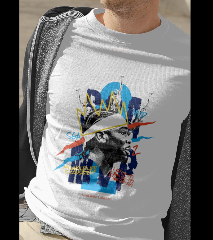 Shai Gilgeous Alexander SGA MVP 2026 Loud Team Collective T-Shirt