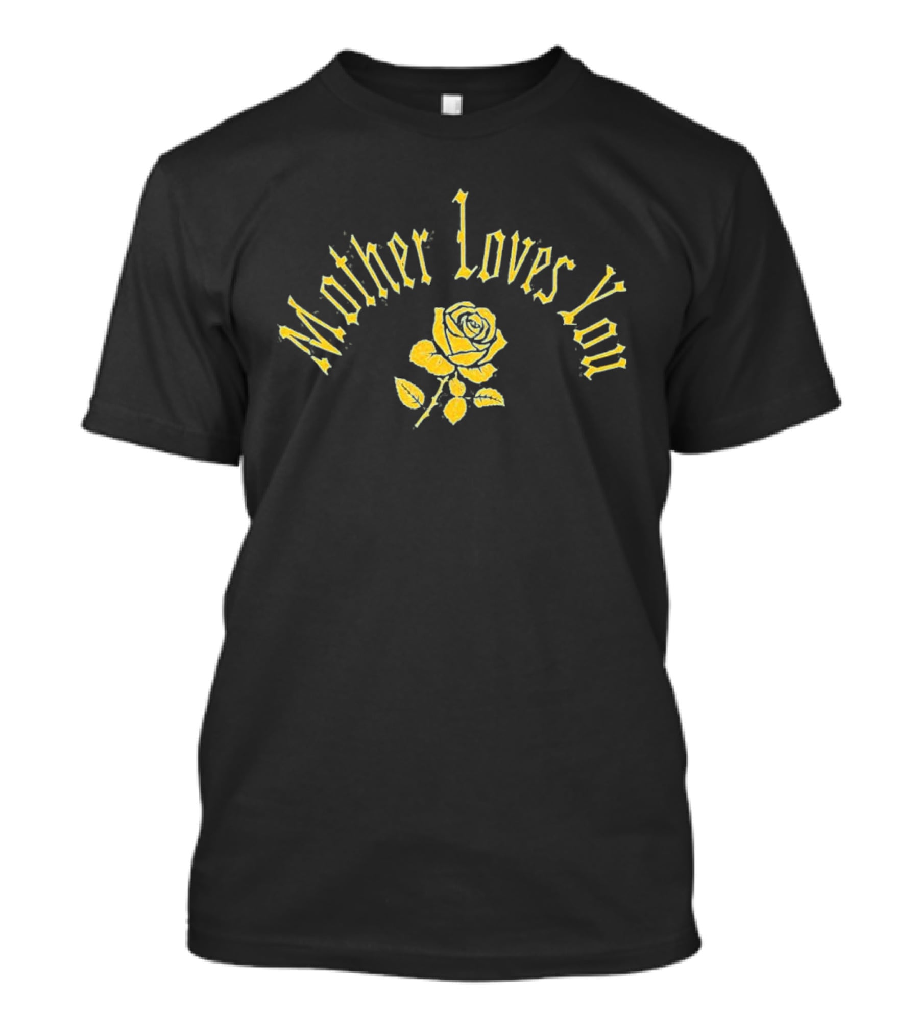 Samira Fisher Keke Palmer The Burbs On Peacock Yellow Text Mother Loves You Blue Rose T-Shirt
