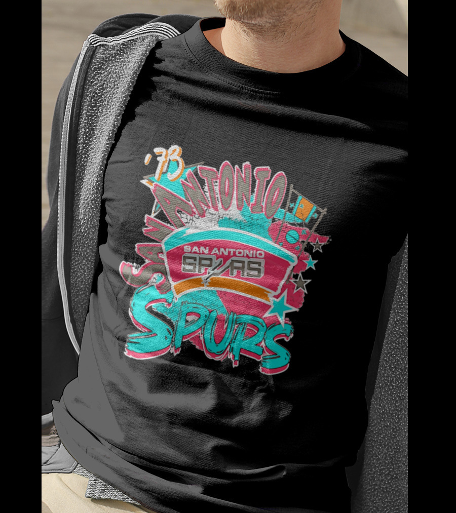 San Antonio Spurs '73 Classics Play By Play T-Shirt