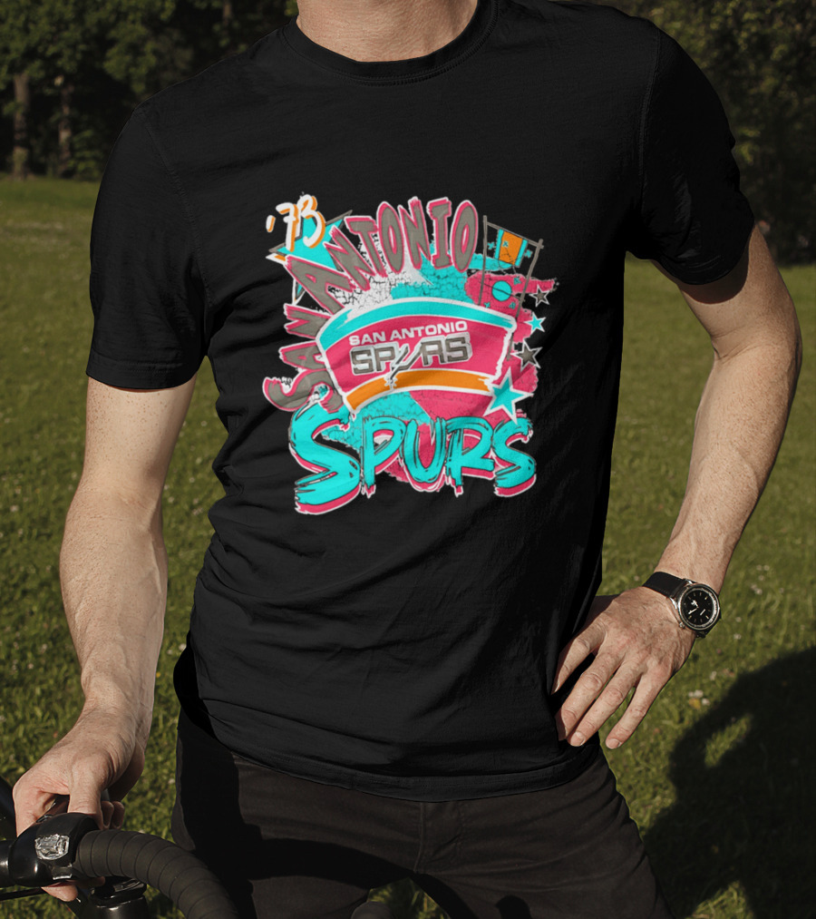 San Antonio Spurs '73 Classics Play By Play T-Shirt
